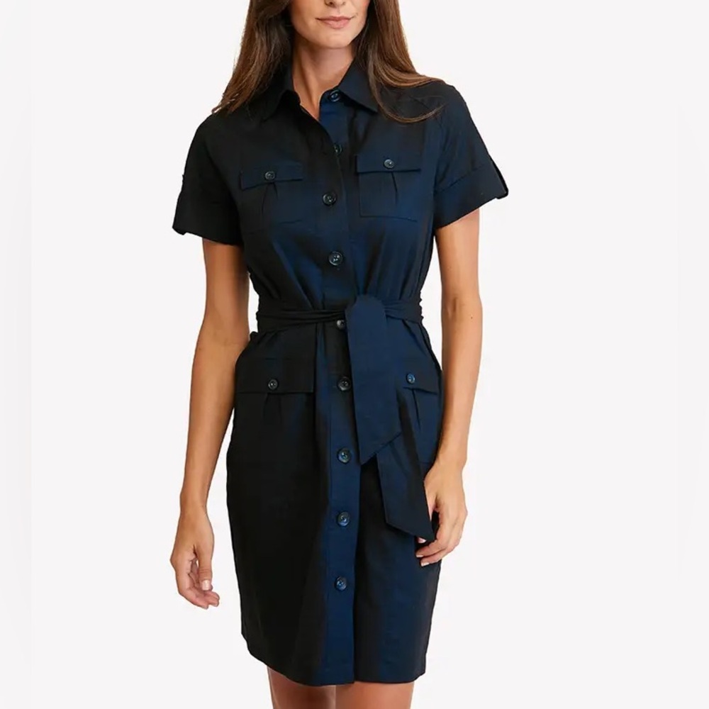 Navy blue dress